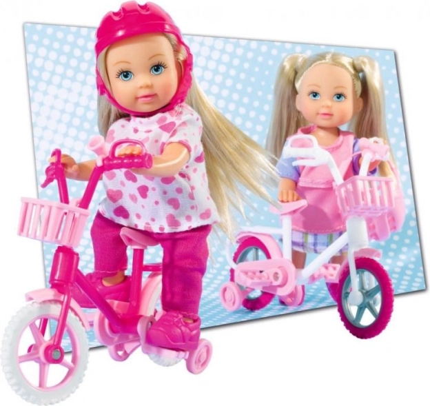 Poupée EVI LOVE avec vélo et casque