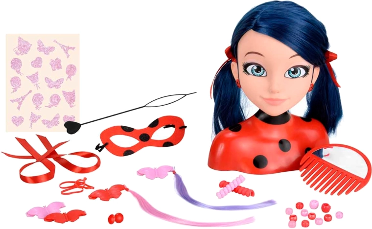 30 accessoires dont mèches clip-in et perles