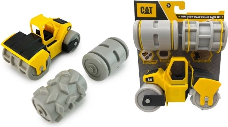 Rouleau compresseur CAT avec fûts interchangeables
