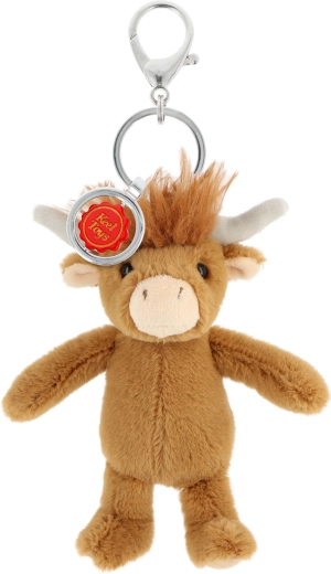 Pendentif Keeleco vache écossaise Monde magique 14 cm