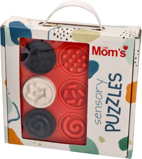 Anneaux puzzle sensoriels contrastés 6m+ Mom's Care