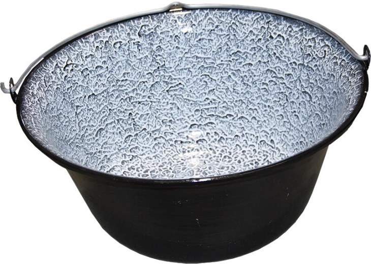 Chaudron émaillé 14 l noir
