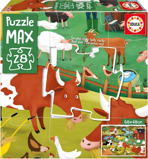 Educa Puzzle Ferme 28 pièces
