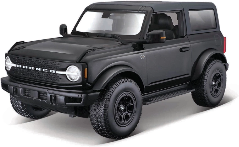Modèle réduit en métal Ford Bronco Wildtrak 2021 noir 1:18