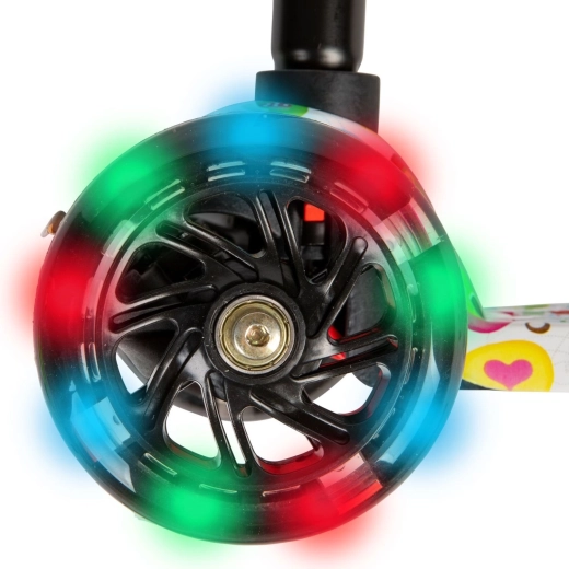 Roues LED lumineuses pour une conduite amusante et bien visible