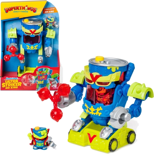 SuperThings Ultra Striker Mr King : robot avec figurine