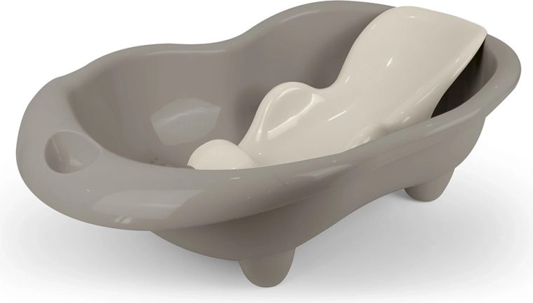 Baignoire pour bébé avec transat Hippo, gris