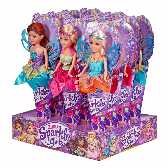 Fée Sparkle Girlz avec ailes en cornet