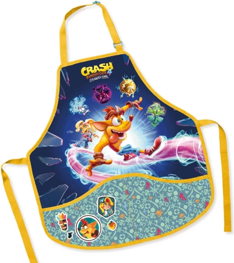 Tablier de travail enfant Crash Bandicoot 50 × 55 cm