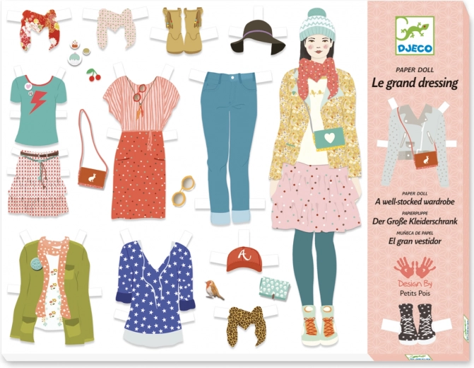 Set de découpages Grande garde-robe Djeco