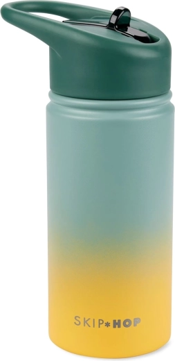 Skip Hop bouteille en acier inoxydable avec paille Wander ombré green 450 ml