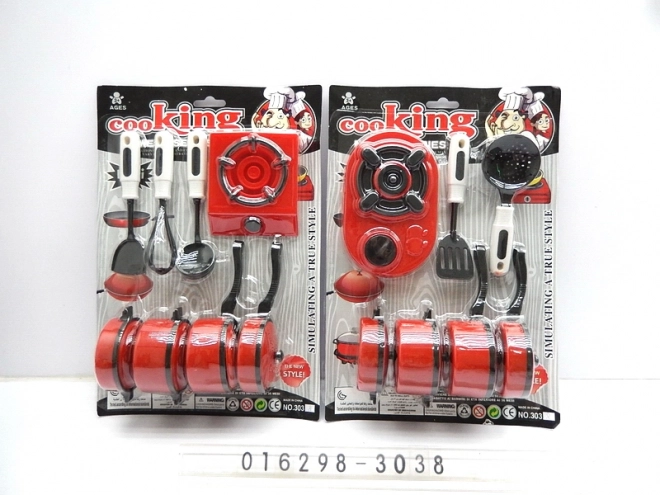 Ensemble de vaisselle pour enfants avec cuisinière