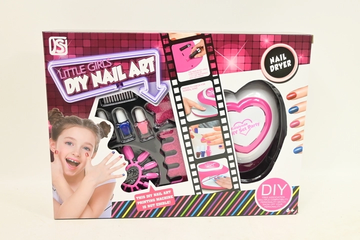 Kit pour peindre et décorer les ongles avec séchoir - 1 pièce