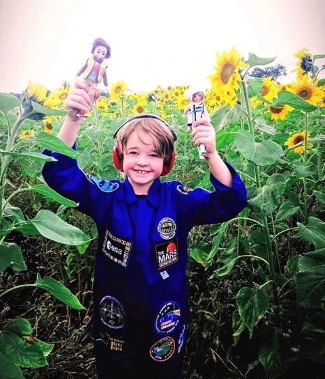 Accessoires pour une mission spatiale