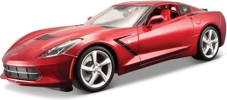 Maisto 2014 Corvette Stingray modèle en métal rouge 1:18