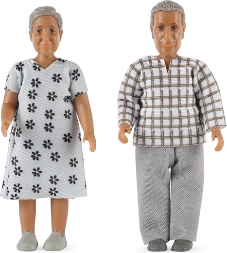 Lundby Nikki – set de poupées pour maison de poupée – grand-mère et grand-père