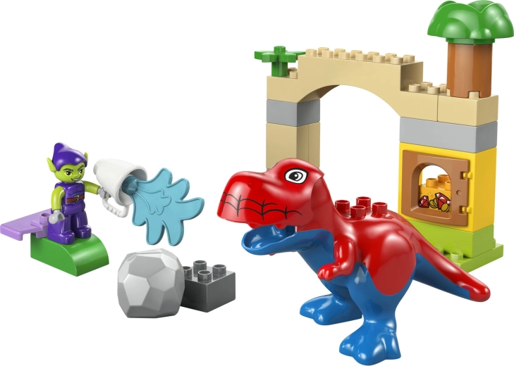 Spidey en dinosaure