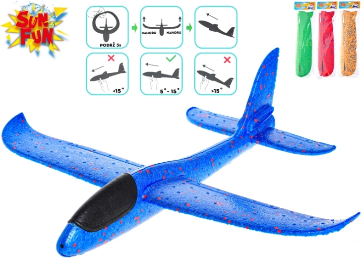 Avion planeur en mousse 48 cm SUN FUN