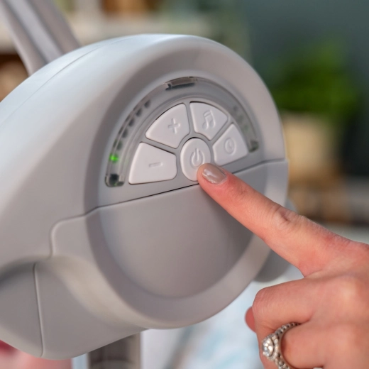 Balancement silencieux avec 6 vitesses