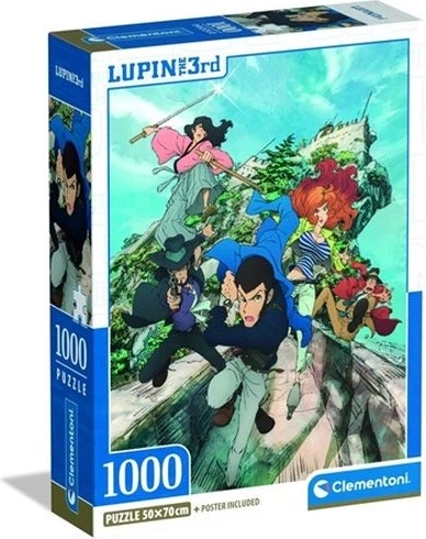 Puzzle Compact Lupin III 1000 pièces