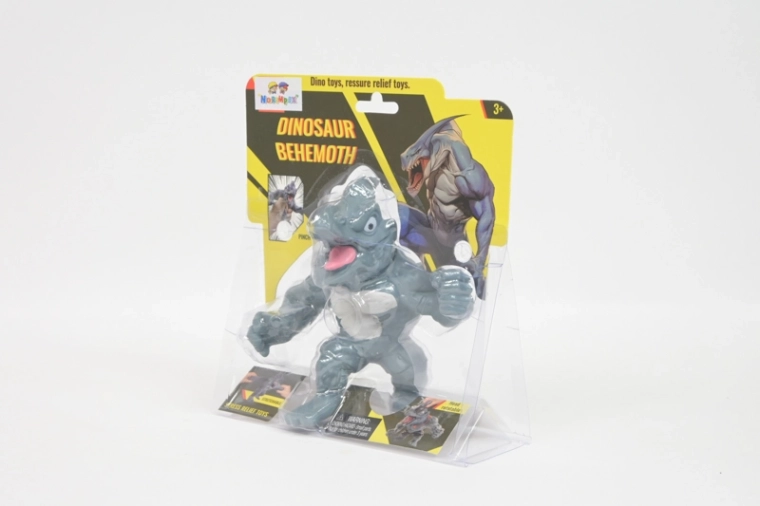 Dinosaures en peluche doux Behemoth gris