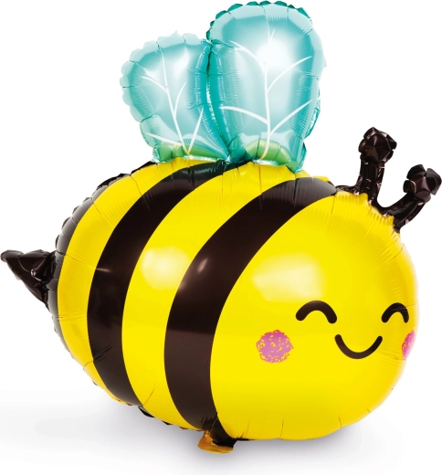 Ballon en aluminium en forme d’abeille 65 × 81 cm