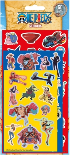 One Piece – lot d’autocollants (60 pièces)
