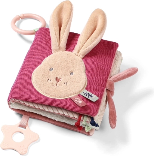 Livre en tissu sensoriel BABYONO Rabbit Karo, 0 m+