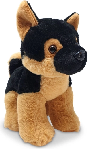 Berger allemand assis – figurine en peluche 20 cm