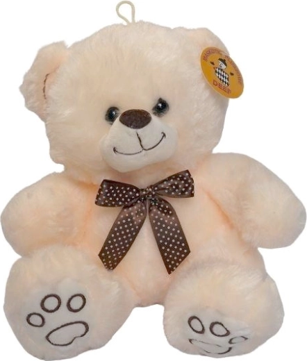 Ourson en peluche crème 28 cm