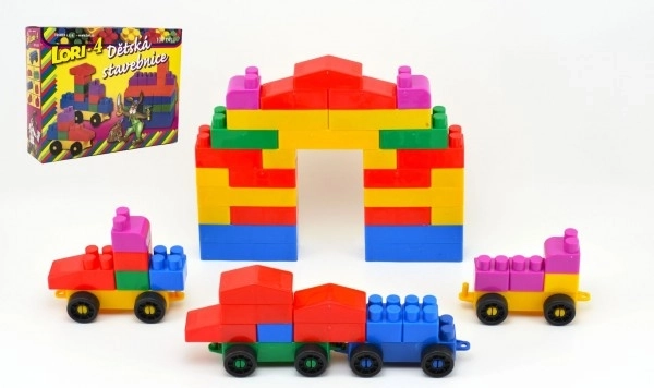 jeu de construction LORI 4 en plastique, 100 pièces
