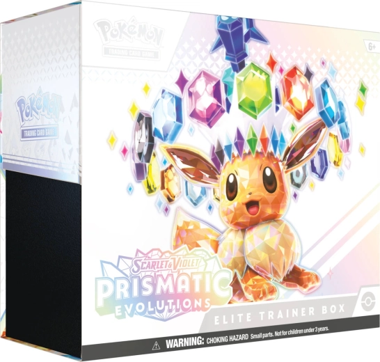 Pokémon TCG Prismatic Evolutions Elite Trainer Box avec 9 boosters