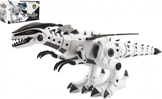 Dinosaure marcheur 40 cm avec son et lumière à piles