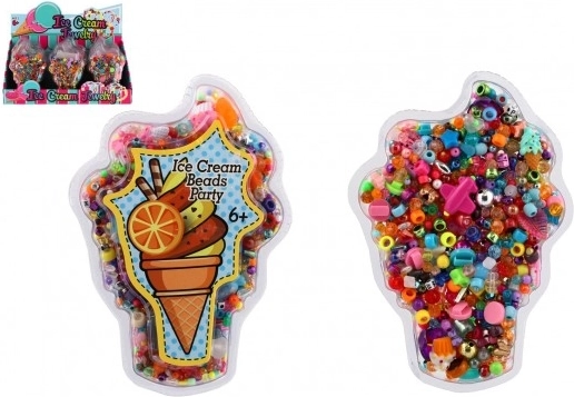 Set de perles en plastique colorées pour création