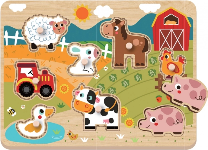 Puzzle en bois de ferme par 2Kids Toys