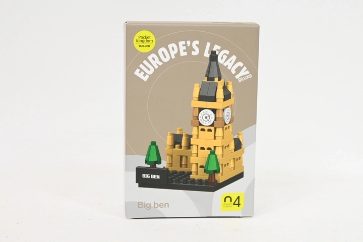 IM.MASTER Budowle europejskie Big Ben – kit de construction 133 pièces - 1 pièce