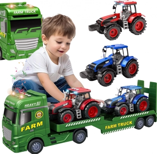Woopie dépanneuse avec tracteurs – lumières et sons, ferme 1:12