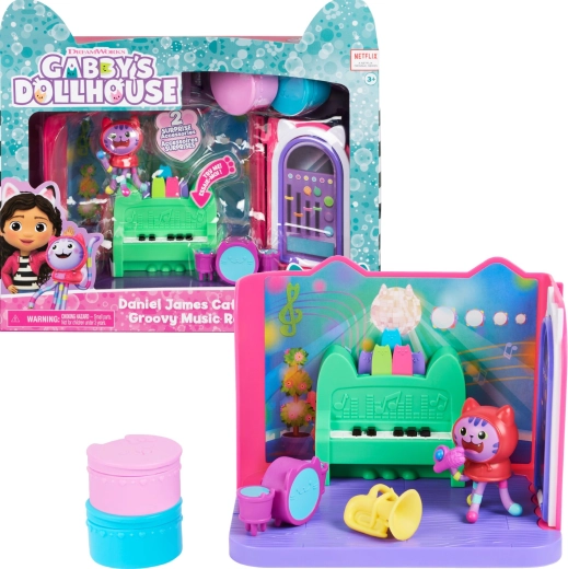 Chambre musicale de DJ Catnip de Gabby's Dollhouse