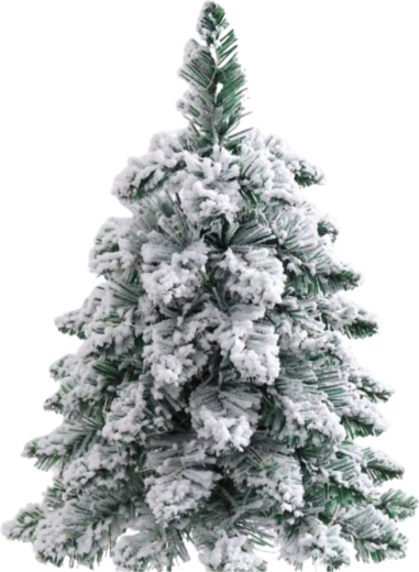 Branches réalistes enneigées