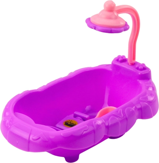 Petite baignoire avec douche pour des soins réalistes