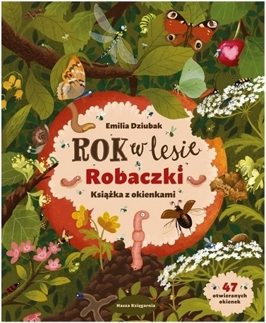 Une année dans la forêt : les petites bêtes – livre à volets