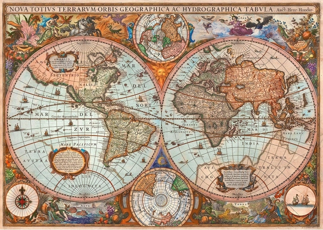 Puzzle carte du monde historique 3000 pièces SCHMIDT