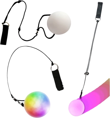 Boule LED lumineuse pour jonglage