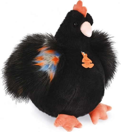 Histoire d’Ours peluche poule noire 28 cm