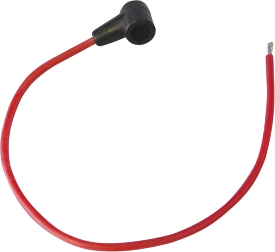 Câble de raccordement pour bougie de préchauffage avec capuchon de protection en caoutchouc Jamara