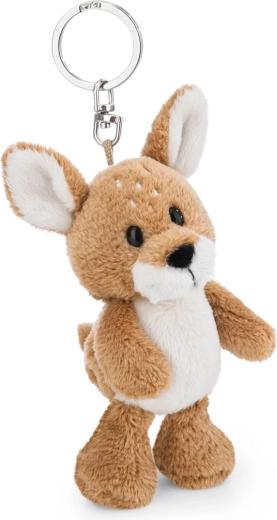 Porte-clés NICI faon René 10 cm édition verte