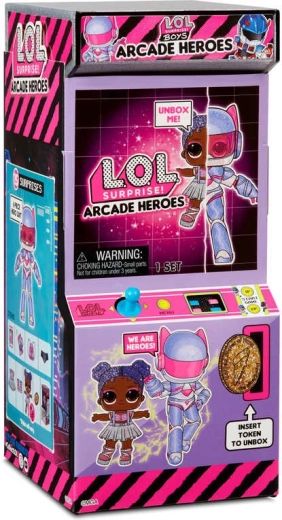 Emballage façon jeu d’arcade et déballage amusant