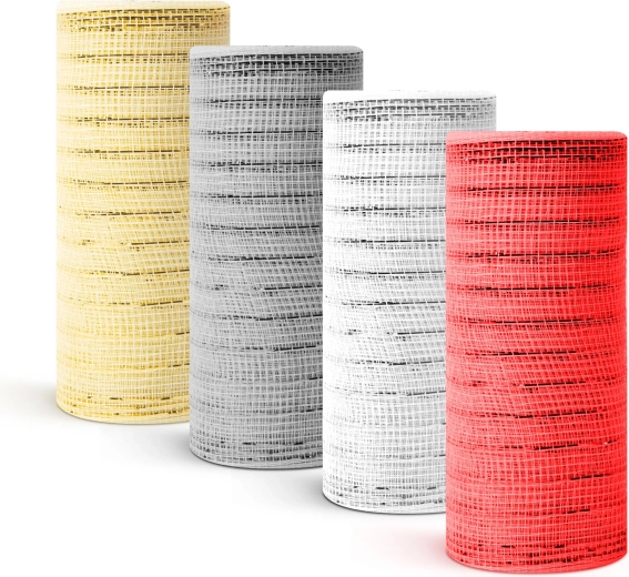Filet décoratif de Noël 4,5 m × 15 cm - 1 pièce