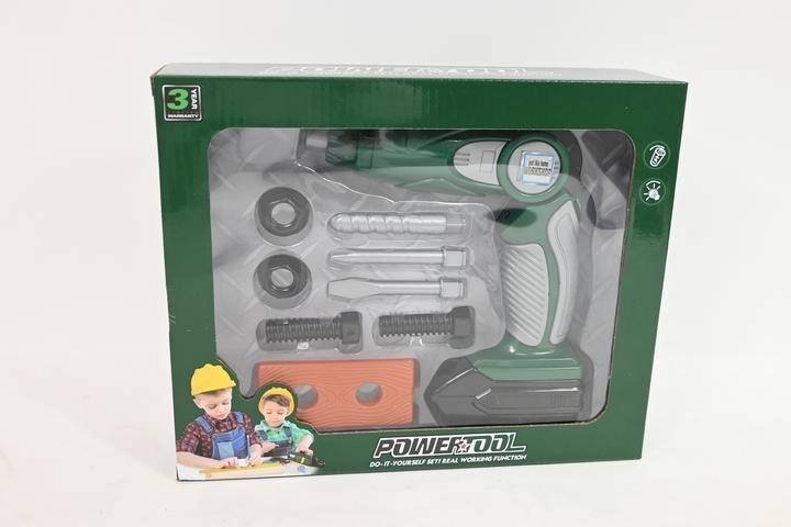 Kit d’outils pour enfants avec perceuse à piles