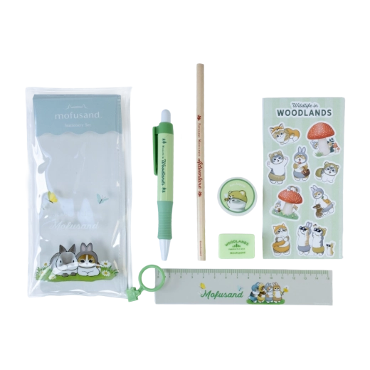 Petit set créatif scolaire Mofusand Woodlands